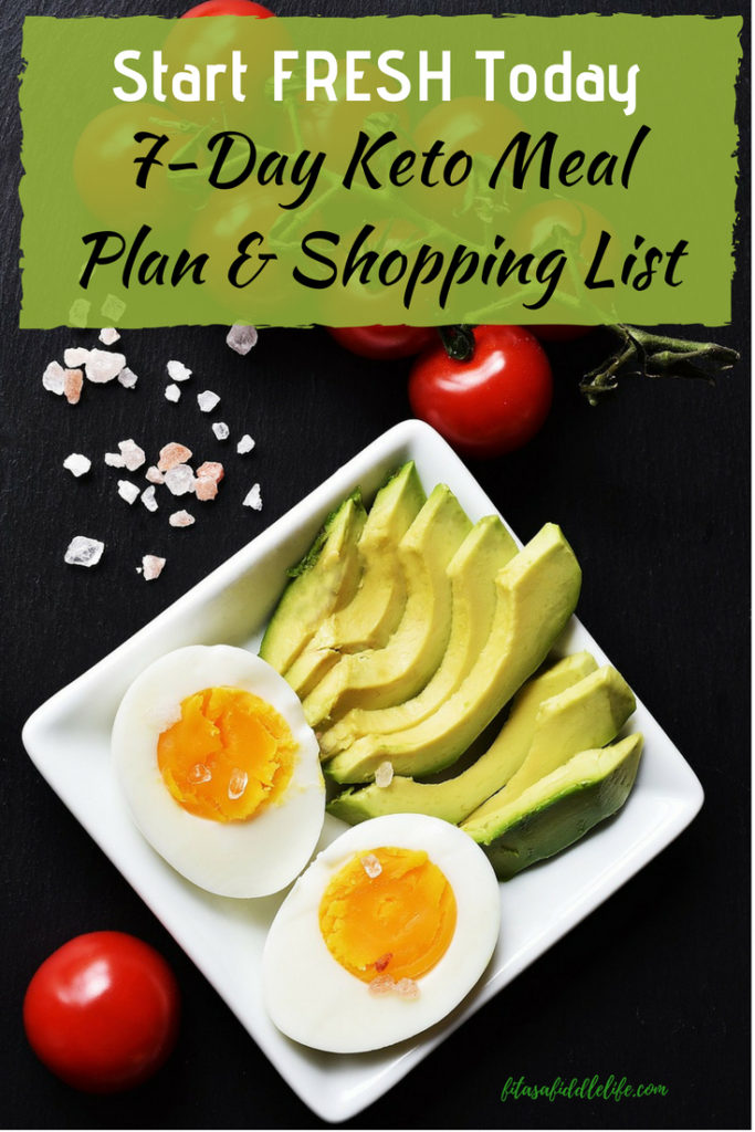 Start keto diet and get grocery list and 7-day meal plan, tips on starting the diet.