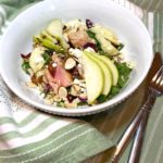 tuna and pear salad is quick to prepare, flavorful and filling