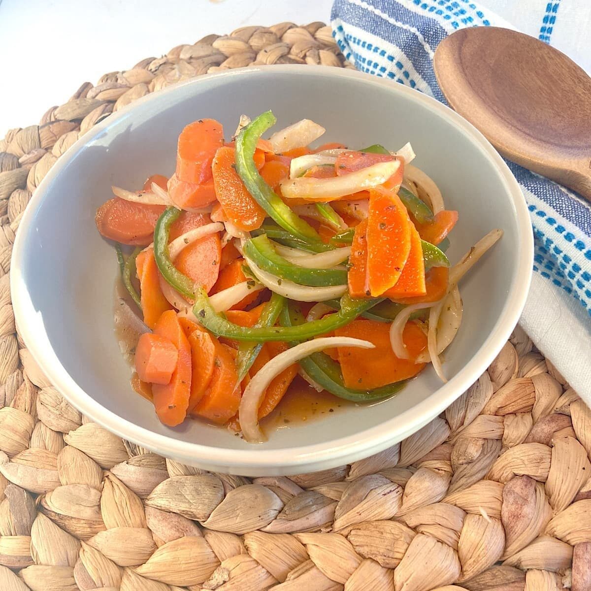 bowl of copper penny salad