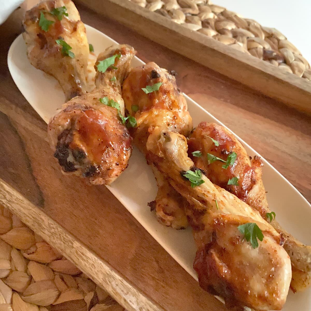 baked Chicken legs with sauce