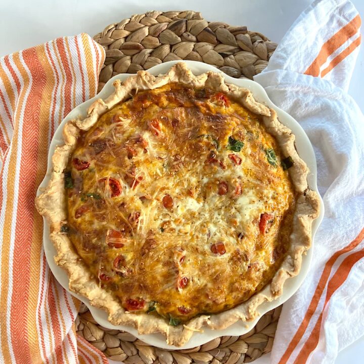 ham and cheese quiche