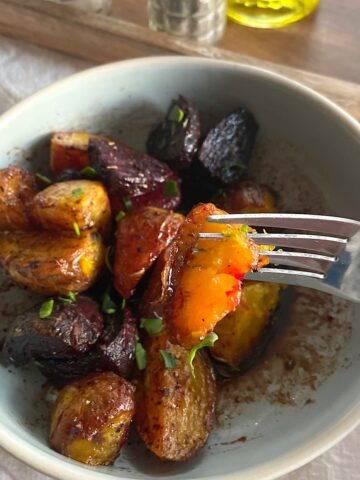 roasted beets in bowl